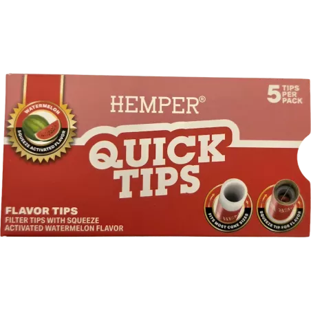 Hemper – Quick Tips Watermelon Aromatisierte Filter x5
