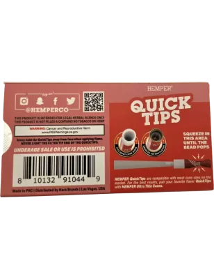Hemper – Quick Tips Watermelon Filtres aromatisés x5