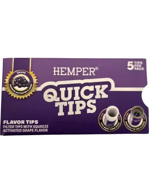 Hemper – Quick Tips Grape Aromatisierte Filter x5