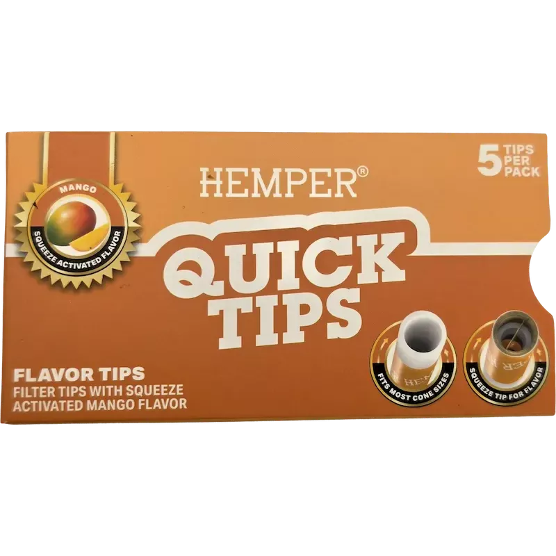 Hemper – Quick Tips Mango Aromatisierte Filter x5 Hemper – Quick Tips Mango Aromatisierte Filter x5