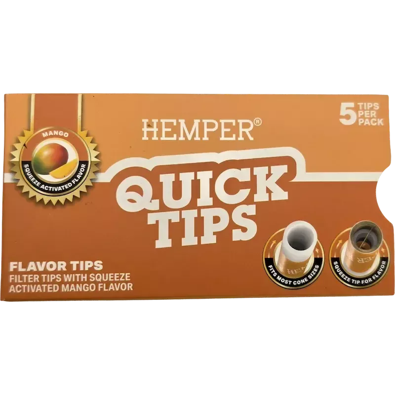 Hemper – Quick Tips Mango Filtres aromatisés x5