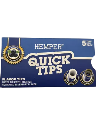 Hemper – Quick Tips Blueberry Aromatisierte Filter x5