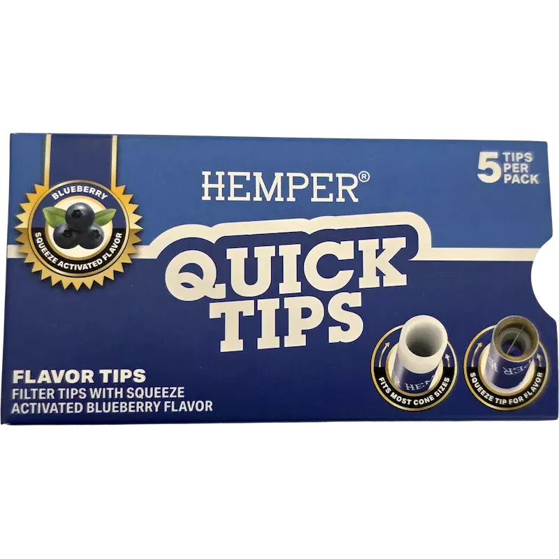 Hemper – Quick Tips Blueberry Aromatisierte Filter x5