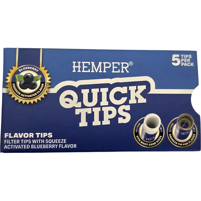 Hemper – Quick Tips Blueberry Filtres aromatisés x5