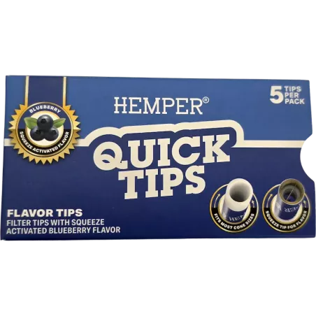 Hemper – Quick Tips Blueberry Aromatisierte Filter x5
