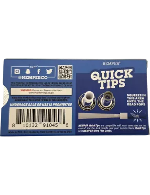Hemper – Quick Tips Blueberry Filtres aromatisés x5