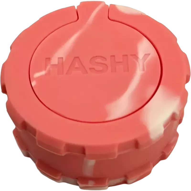 Hashy – Pink Grinder in food-grade silicone, 2 parts