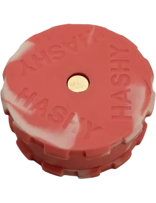 Hashy – Grinder Pink en silicone alimentaire 2 parties