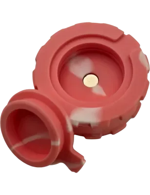 Hashy – Grinder Pink en silicone alimentaire 2 parties
