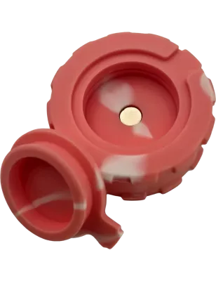 Hashy – Grinder Pink aus lebensmittelechtem Silikon, 2-teilig