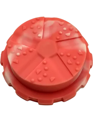 Hashy – Grinder Pink en silicone alimentaire 2 parties