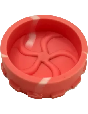 Hashy – Grinder Pink en silicone alimentaire 2 parties