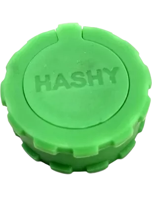 Hashy – Grinder Green en silicone alimentaire 2 parties
