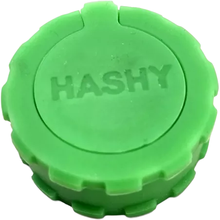 Hashy – Grinder Green aus lebensmittelechtem Silikon, 2-teilig