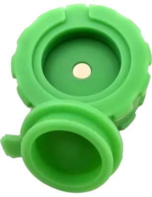 Hashy – Grinder Green en silicone alimentaire 2 parties
