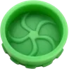 Hashy – Grinder Green aus lebensmittelechtem Silikon, 2-teilig