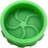 Hashy – Grinder Green en silicone alimentaire 2 parties