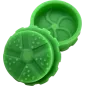 Hashy – Grinder Green aus lebensmittelechtem Silikon 40 mm, 2-teilig Hashy – Grinder Green aus lebensmittelechtem Silikon 40 mm, 2-teilig