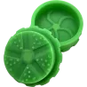 Hashy – Grinder Green aus lebensmittelechtem Silikon, 2-teilig