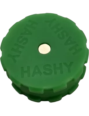 Hashy – Grinder Green aus lebensmittelechtem Silikon, 2-teilig