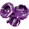 Hashy – Grinder Purple en silicone alimentaire 2 parties
