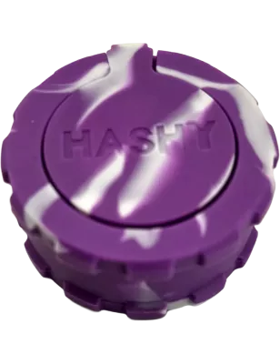 Hashy – Grinder Purple en silicone alimentaire 2 parties