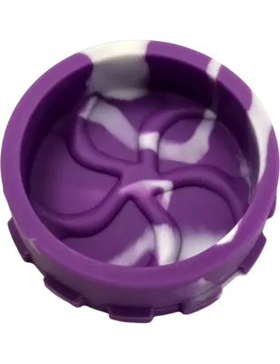 Hashy – Purple Grinder in food-grade silicone, 2 parts