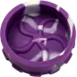Hashy – Grinder Purple en silicone alimentaire 40 mm 2 parties