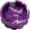 Hashy – Grinder Purple en silicone alimentaire 2 parties