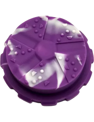 Hashy – Grinder Purple aus lebensmittelechtem Silikon, 2-teilig