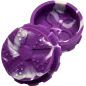 Hashy – Grinder Purple aus lebensmittelechtem Silikon 40 mm, 2-teilig