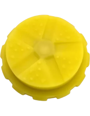Hashy – Grinder Yellow aus lebensmittelechtem Silikon, 2-teilig