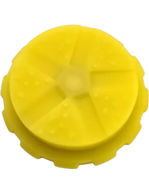 Hashy – Yellow 2-piece food-grade silicone grinder