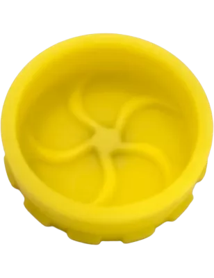 Hashy – Grinder Yellow en silicone alimentaire 2 parties