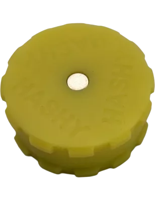 Hashy – Grinder Yellow en silicone alimentaire 2 parties