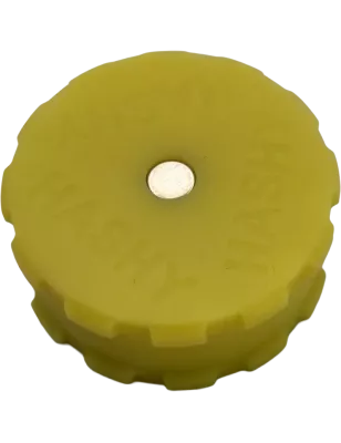 Hashy – Grinder Yellow in silicone alimentare a 2 parti