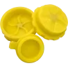 Hashy – Grinder Yellow aus lebensmittelechtem Silikon, 2-teilig