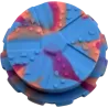 Hashy – Grinder Blue & Purple en silicone alimentaire 40 mm 2 parties