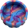 Hashy – Grinder Blue & Purple in silicone alimentare da 40 mm a 2 parti