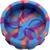 Hashy – Grinder Blue & Purple en silicone alimentaire 40 mm 2 parties