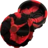 Hashy – Black & Red 40 mm 2-piece food-grade silicone grinder