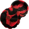 Hashy – Grinder Black & Red aus lebensmittelechtem Silikon 40 mm, 2-teilig