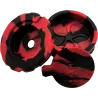 Hashy – Grinder Black & Red aus lebensmittelechtem Silikon 40 mm, 2-teilig
