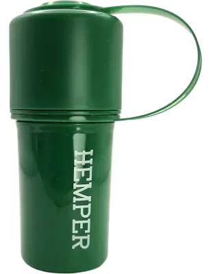 HEMPER – The Keeper Grinder & Boîte de rangement 3-en-1 Green