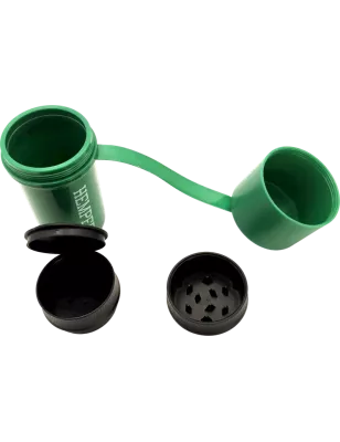 HEMPER – The Keeper Grinder & Boîte de rangement 3-en-1 Green
