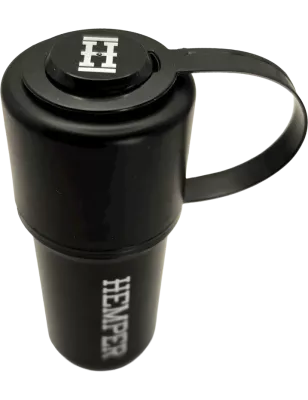 HEMPER – The Keeper 3-in-1 Grinder & Aufbewahrungsbehälter Black
