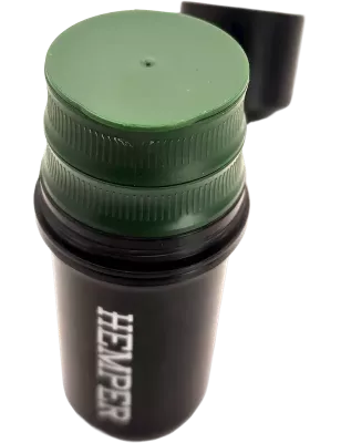 HEMPER – The Keeper 3-in-1 Grinder & Aufbewahrungsbehälter Black