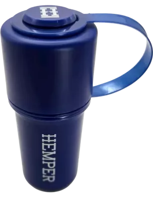 HEMPER – The Keeper Grinder & contenitore 3-in-1 Blue