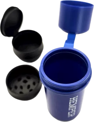 HEMPER – The Keeper Grinder & Boîte de rangement 3-en-1 Blue