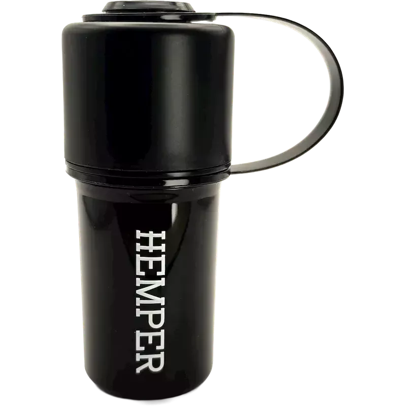 HEMPER – The Keeper Grinder & contenitore 3-in-1 Black